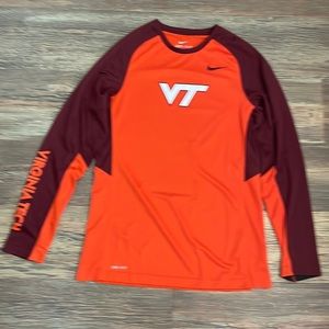 Men’s Virginia Tech Nike Dri-Fit Long Sleeve Shirt